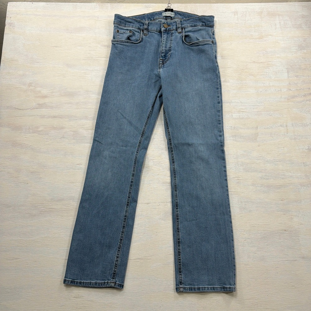 Tecovas Slim Jean 32x30 Premium Stretch Denim Medium Blue Mens Pants